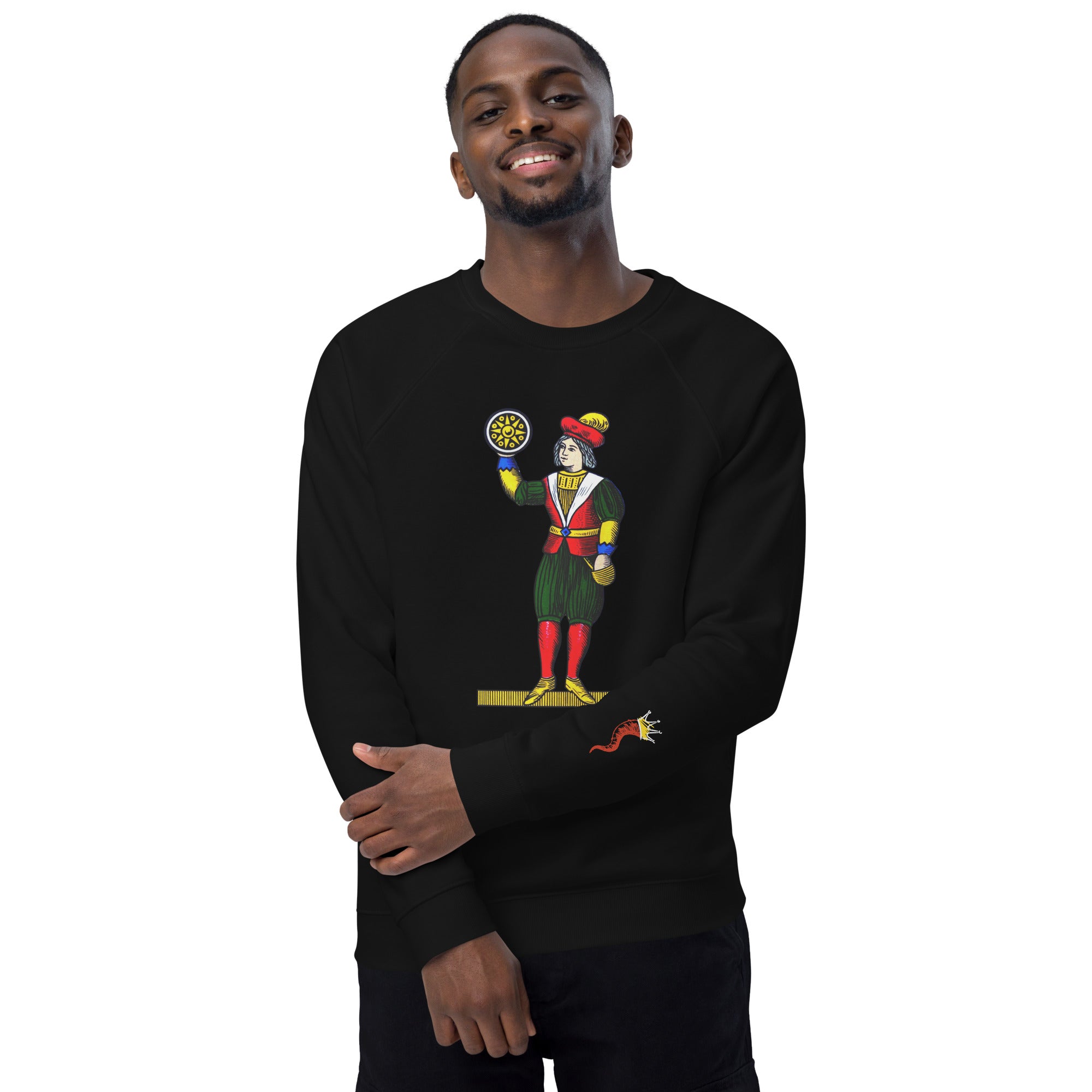 Scopa Otto di Denari Unisex Organic Raglan Sweatshirt