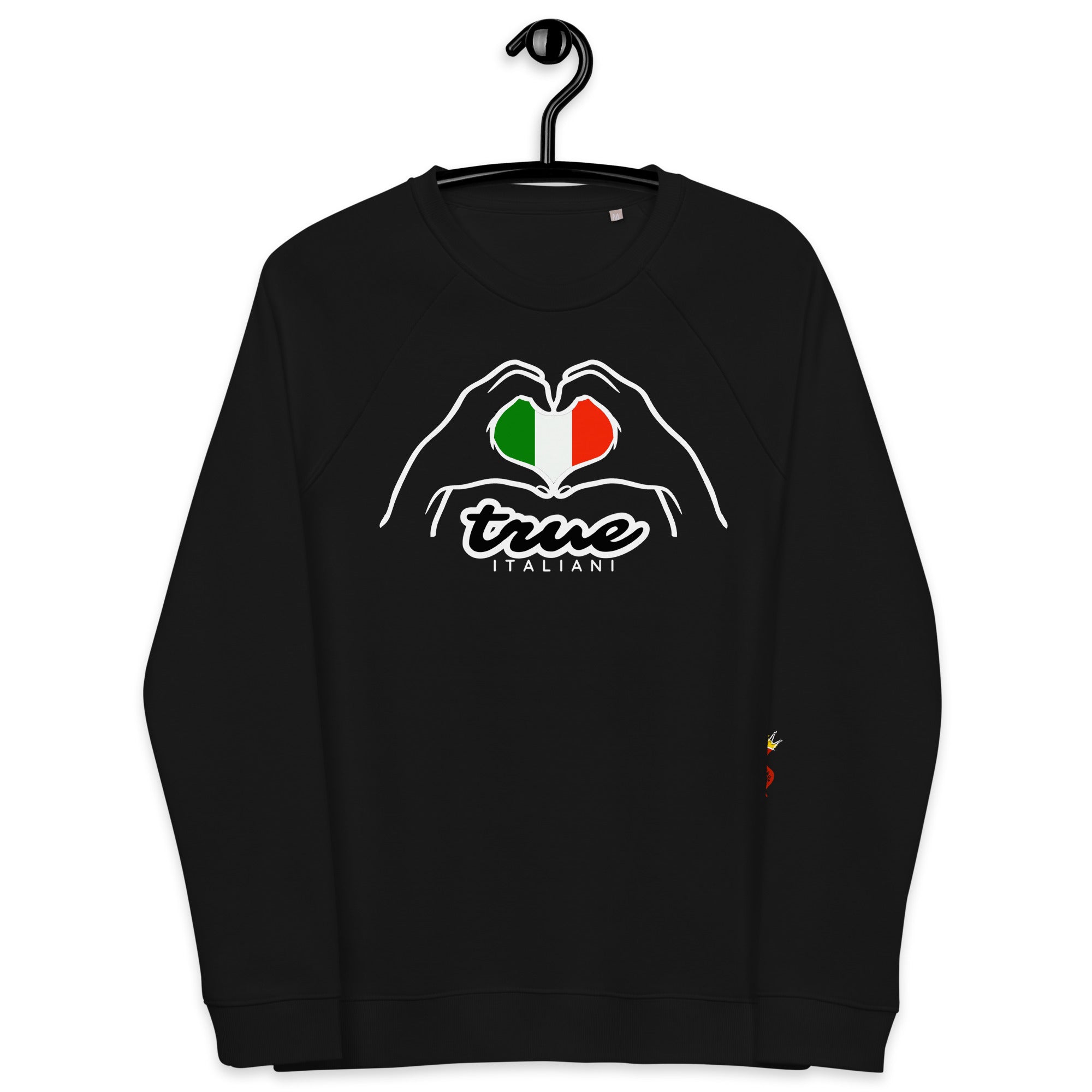 True Italiani Unisex organic Italy Love Sweatshirt