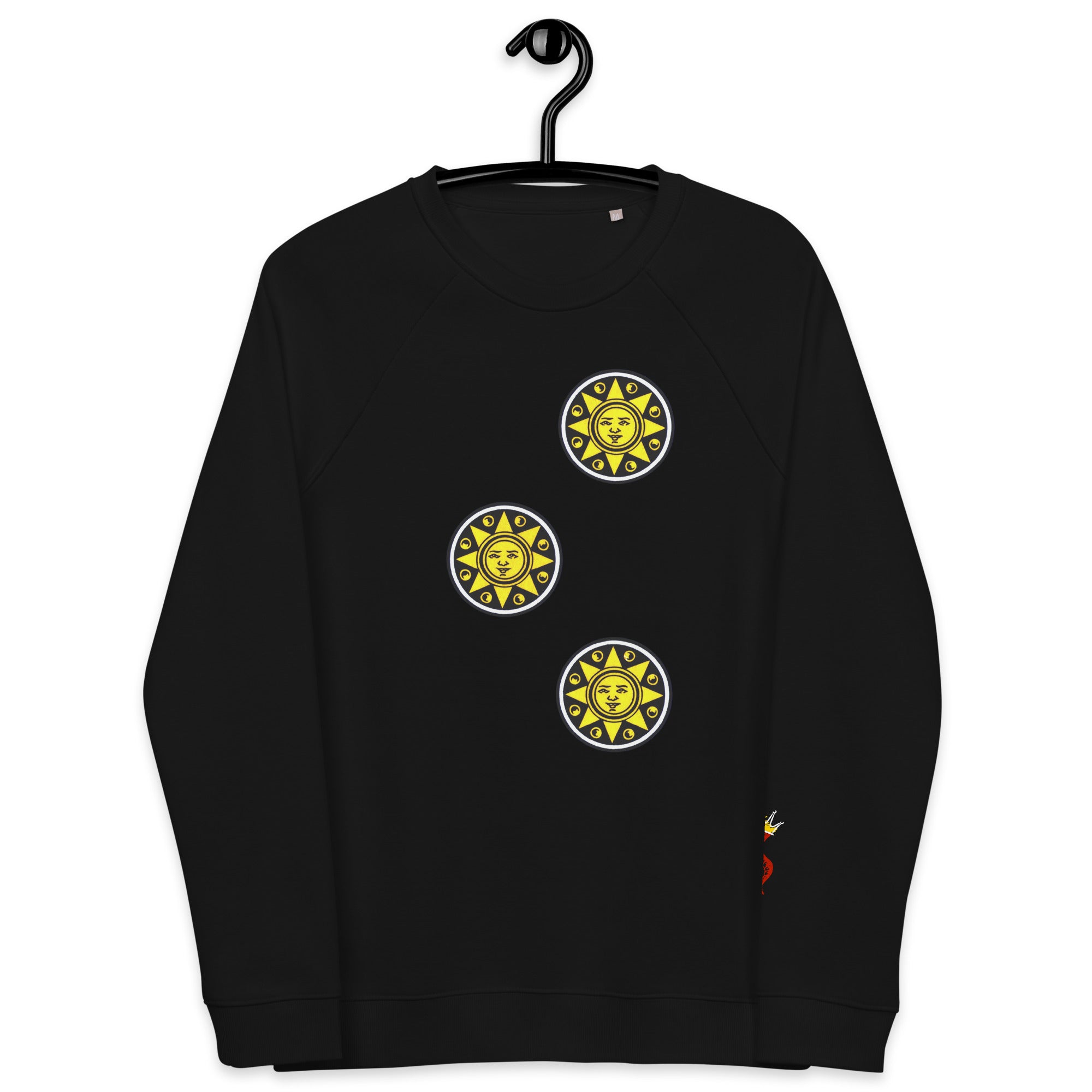 Scopa Tre di Denari Unisex Organic Raglan Sweatshirt