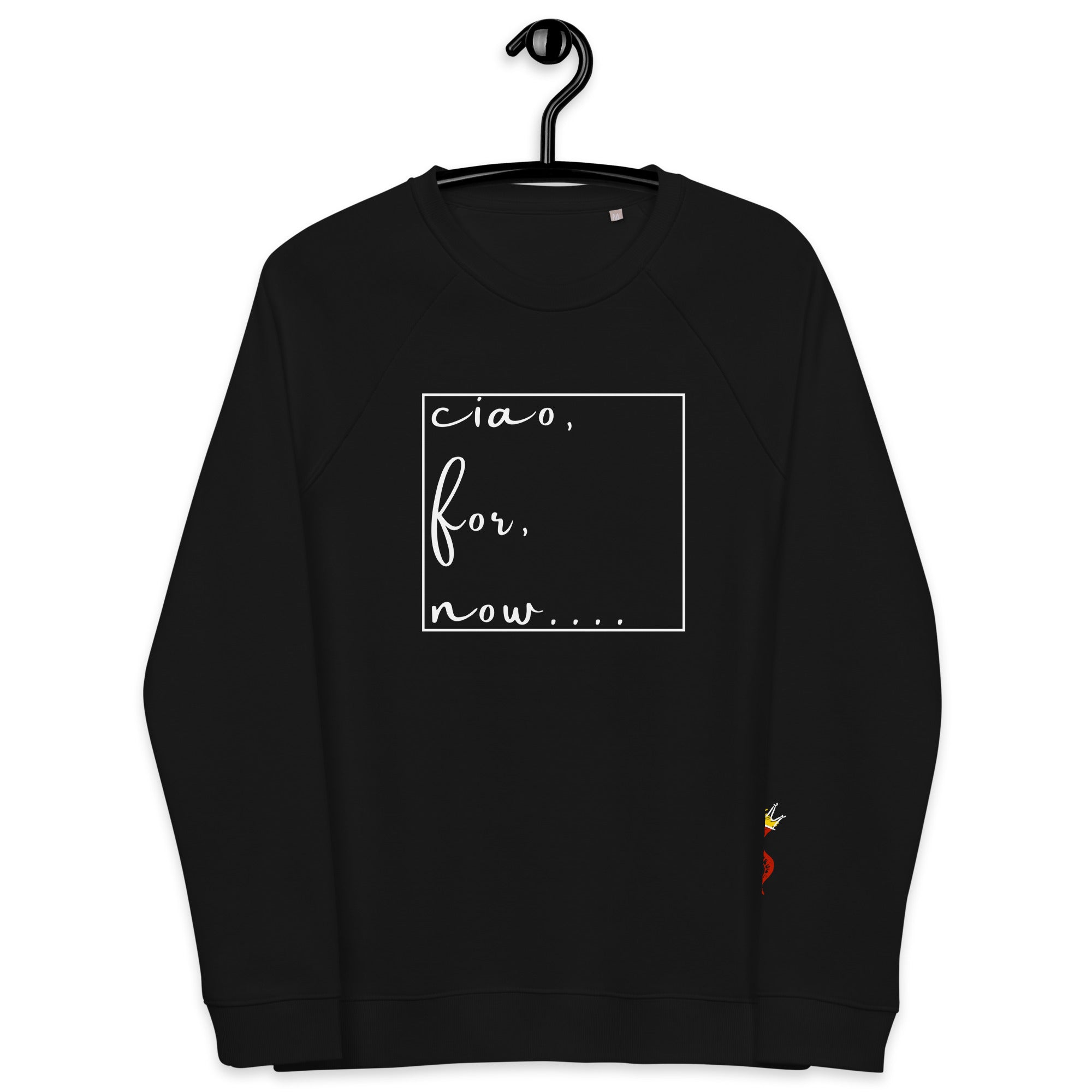 CFN Script Unisex Organic Raglan Sweatshirt