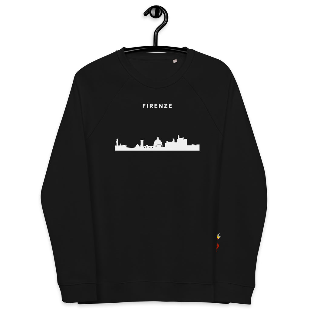 Citta di Firenze Unisex Organic Raglan Sweatshirt