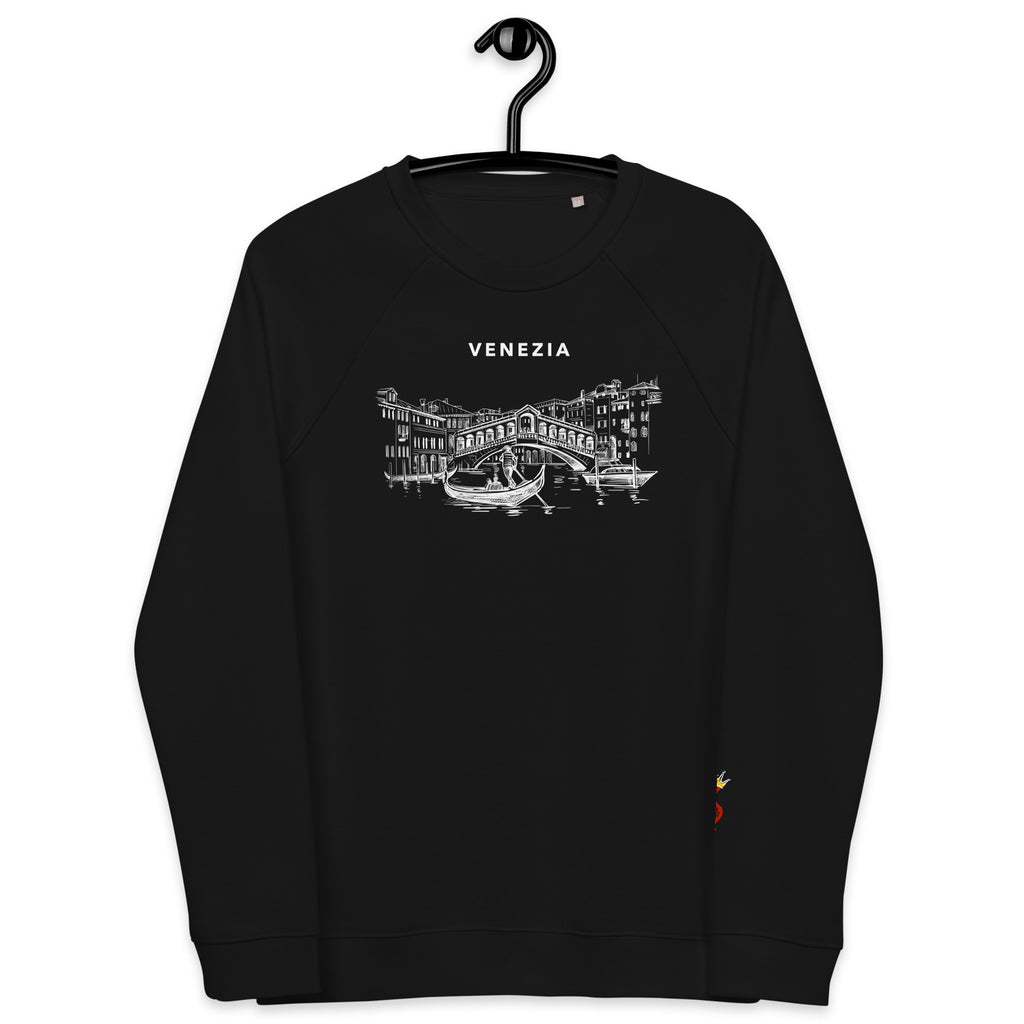 Citta di Venezia Unisex Organic Raglan Sweatshirt