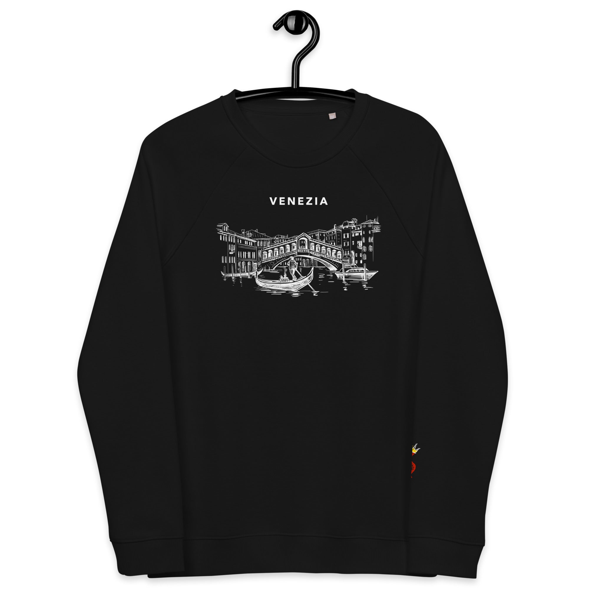 Citta di Venezia Unisex Organic Raglan Sweatshirt
