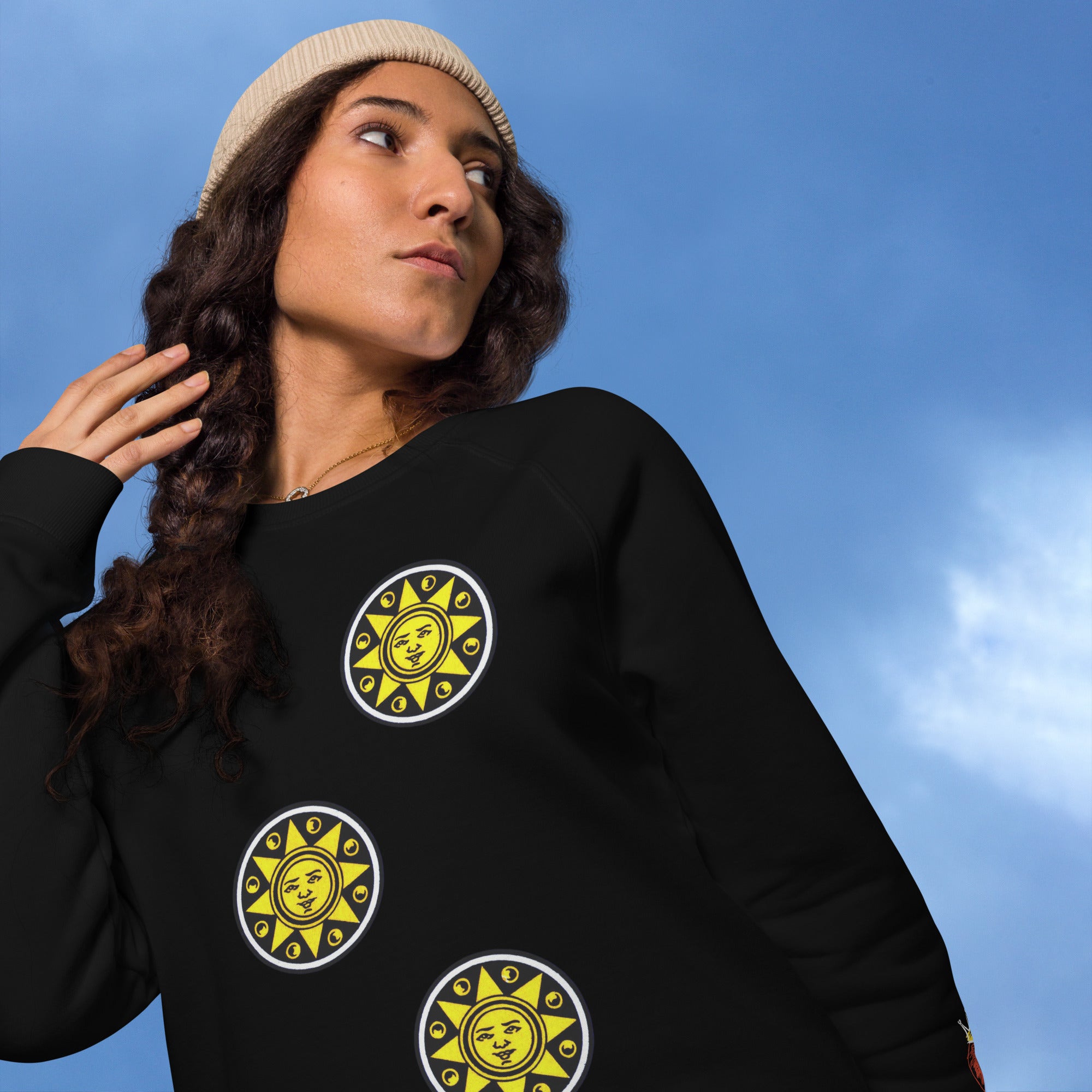 Scopa Tre di Denari Unisex Organic Raglan Sweatshirt