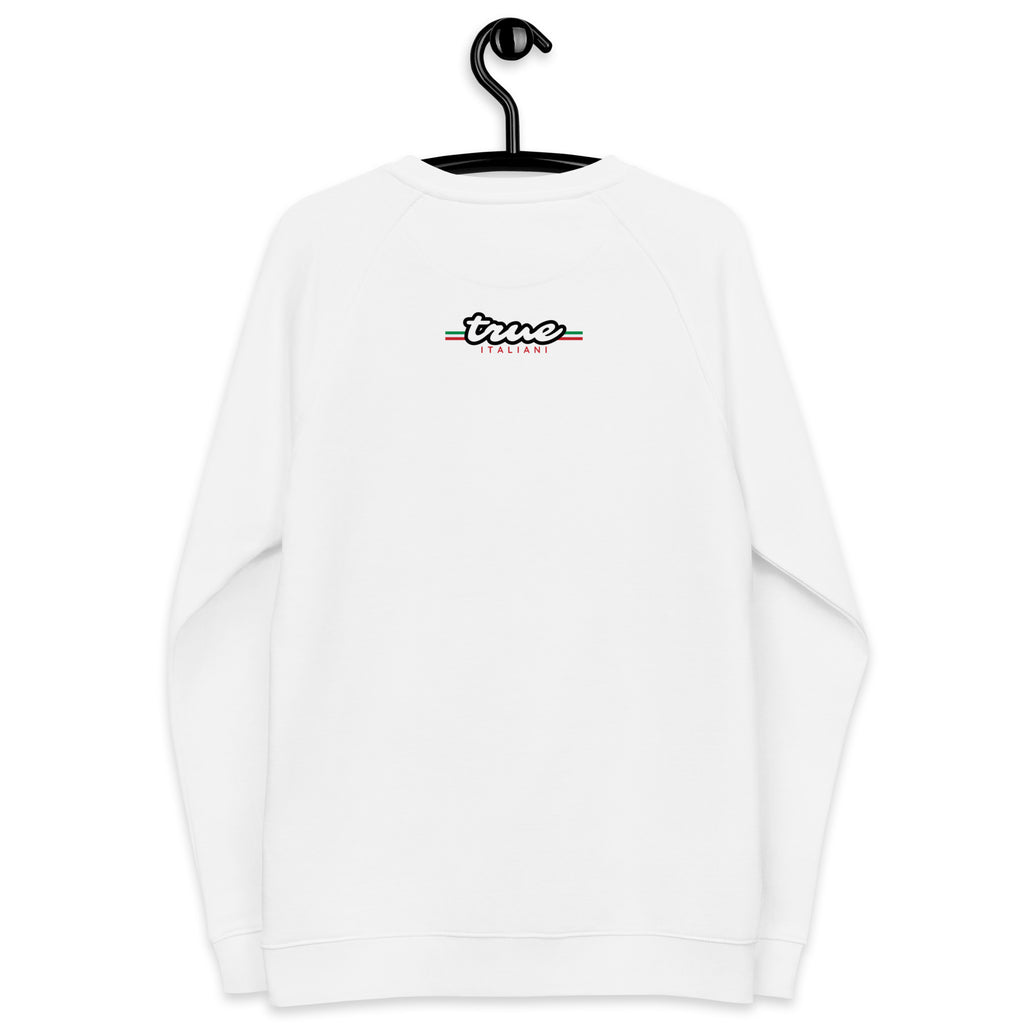 Scopa Asso di Bastoni Unisex Organic Raglan Sweatshirt