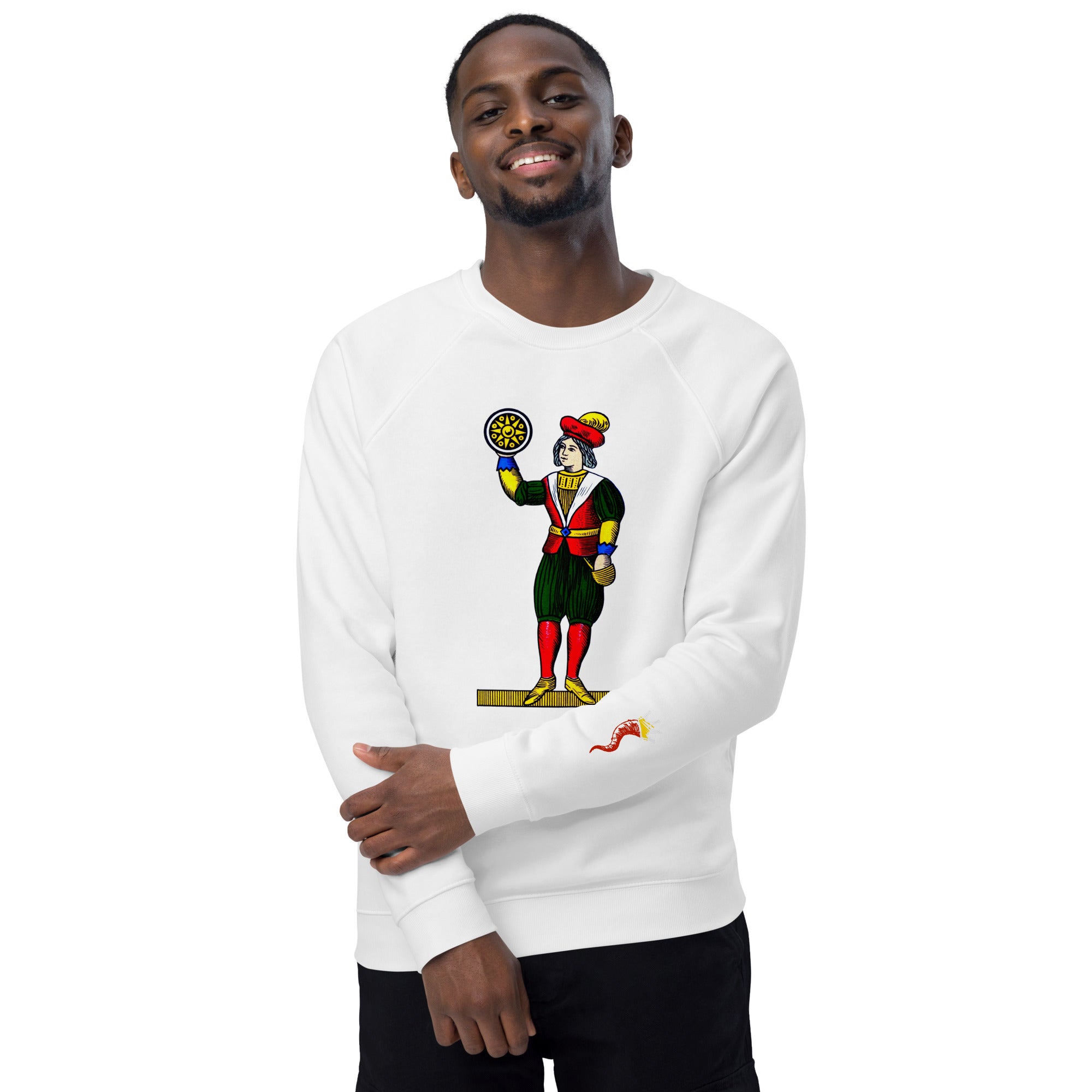 Scopa Otto di Denari Unisex Organic Raglan Sweatshirt