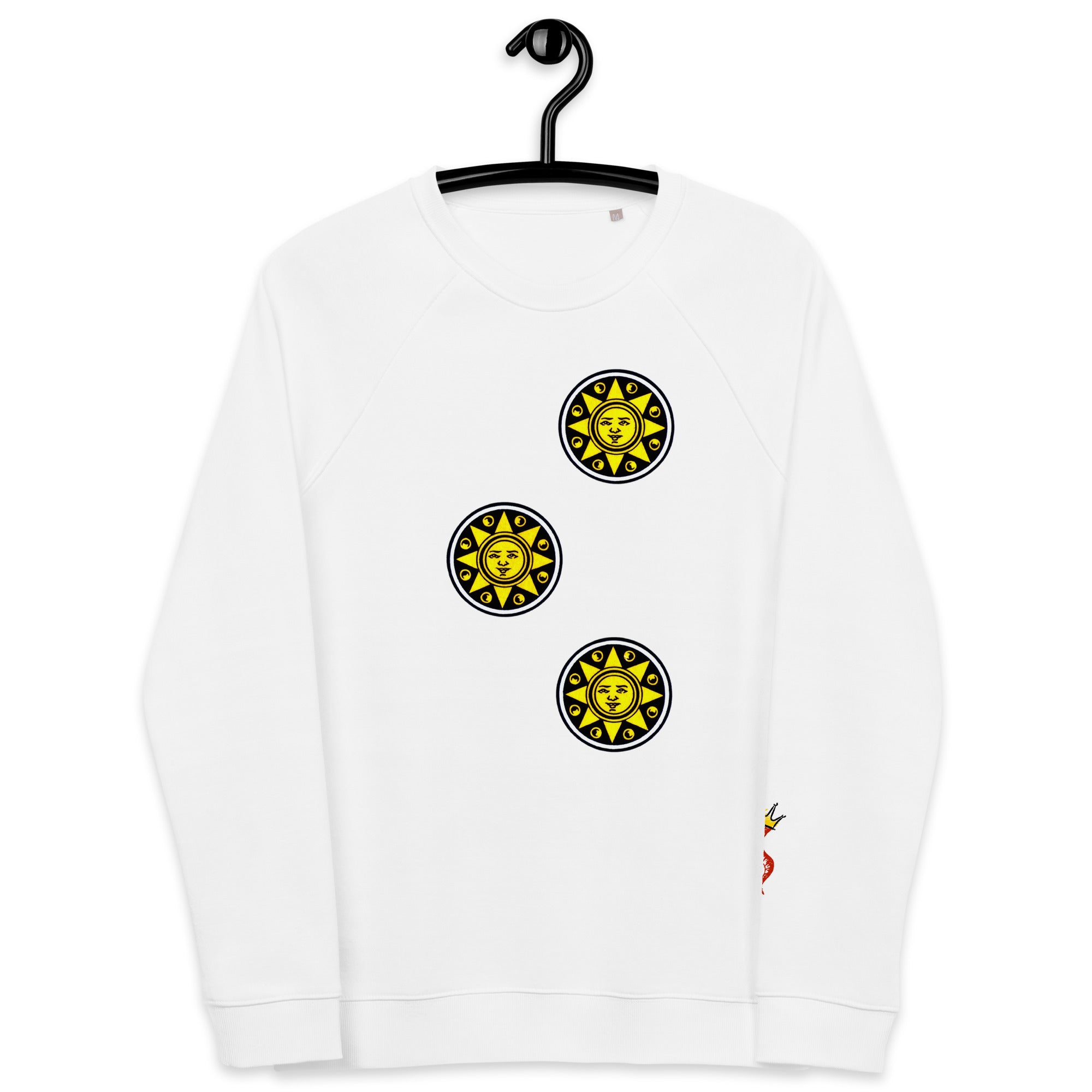 Scopa Tre di Denari Unisex Organic Raglan Sweatshirt
