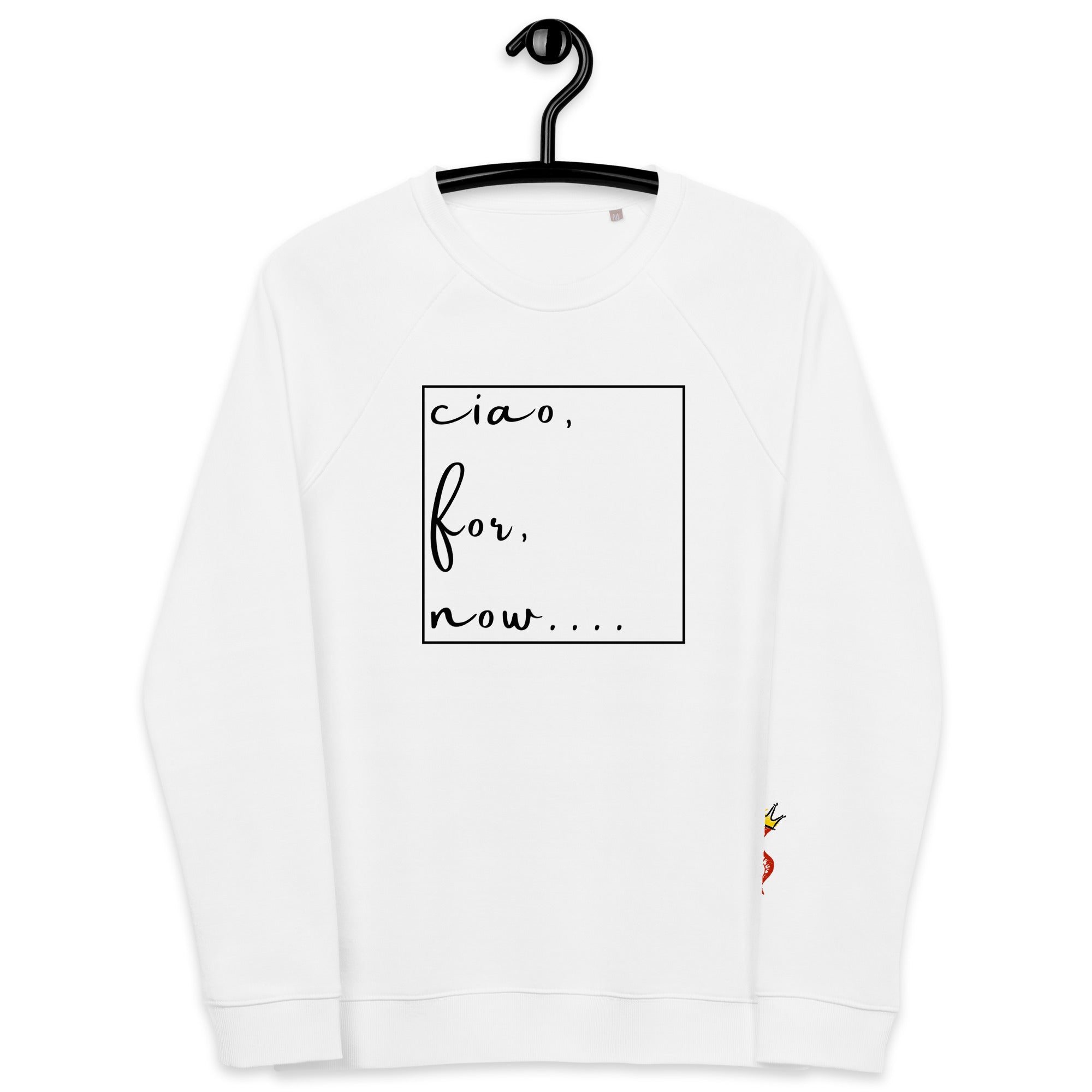 CFN Script Unisex Organic Raglan Sweatshirt