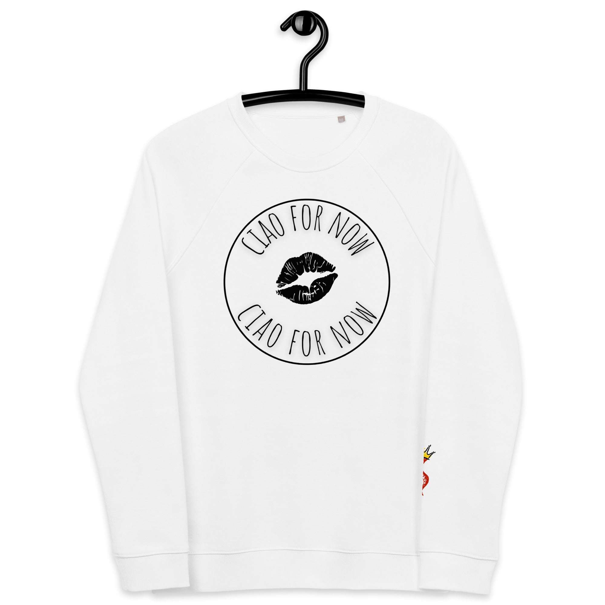 CFN Kiss Unisex Organic Raglan Sweatshirt