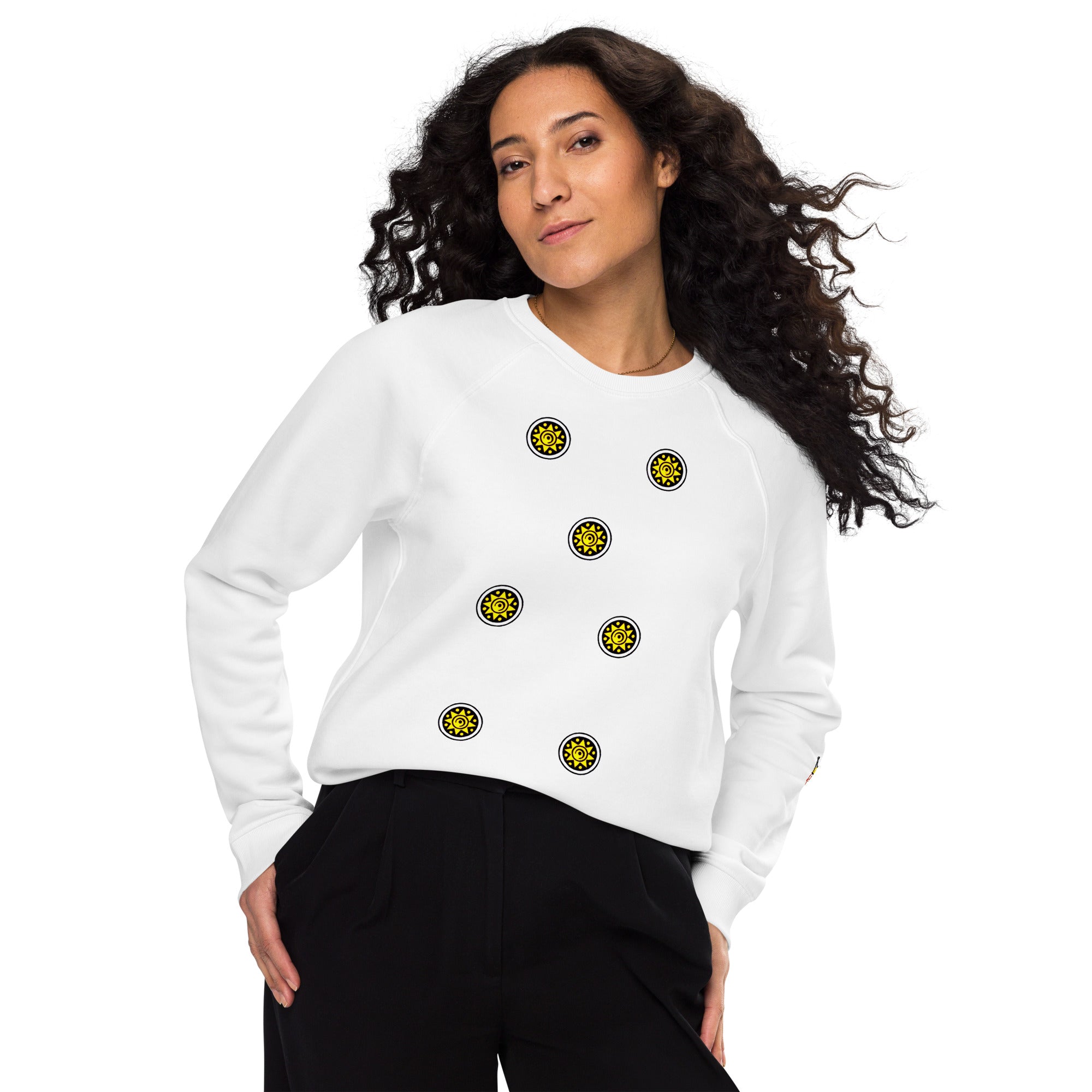 Scopa Sette Bello Unisex Organic Raglan Sweatshirt