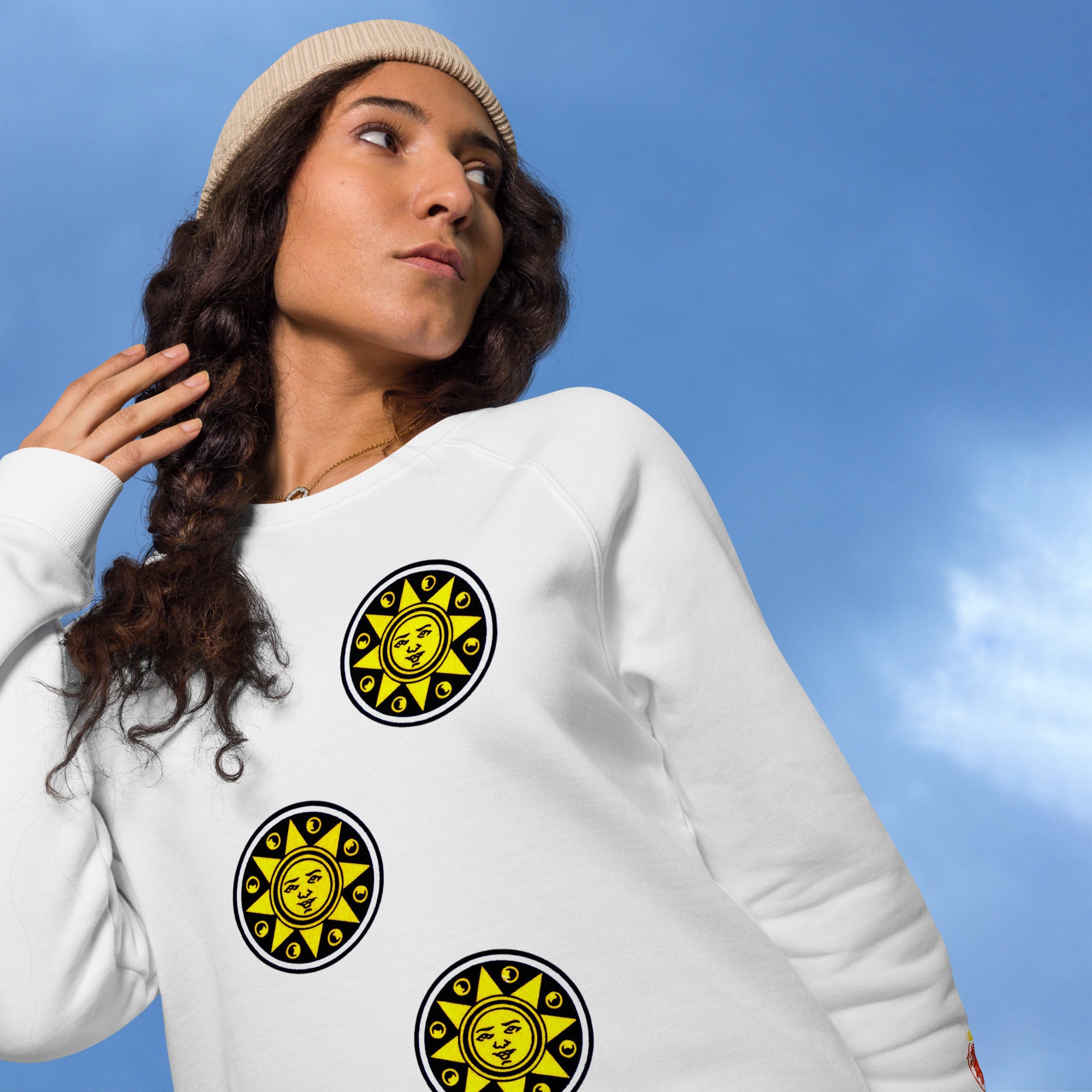 Scopa Tre di Denari Unisex Organic Raglan Sweatshirt