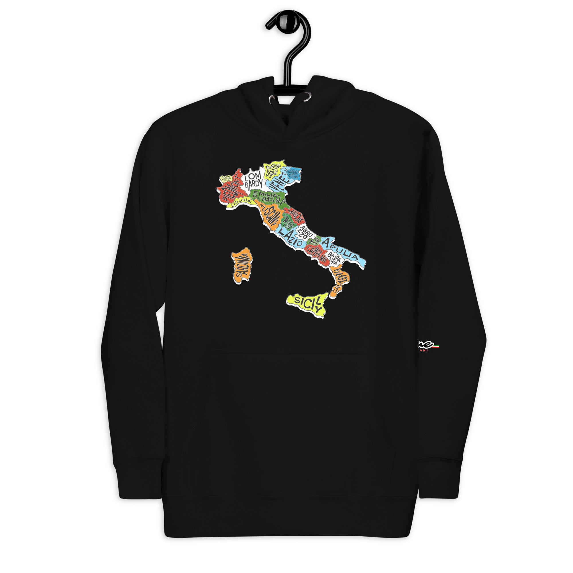 Mappa Regionale Unisex Hoodie