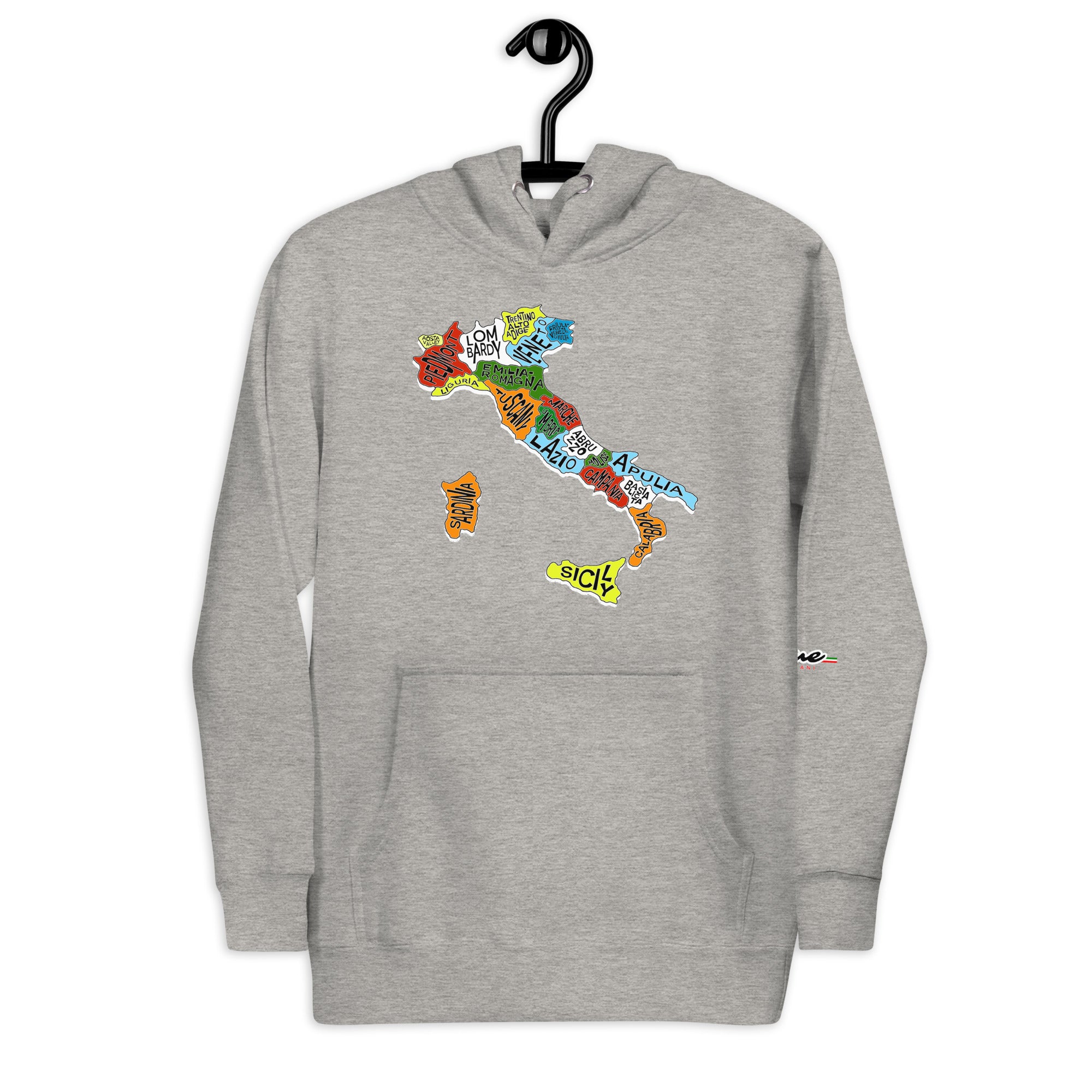 Mappa Regionale Unisex Hoodie