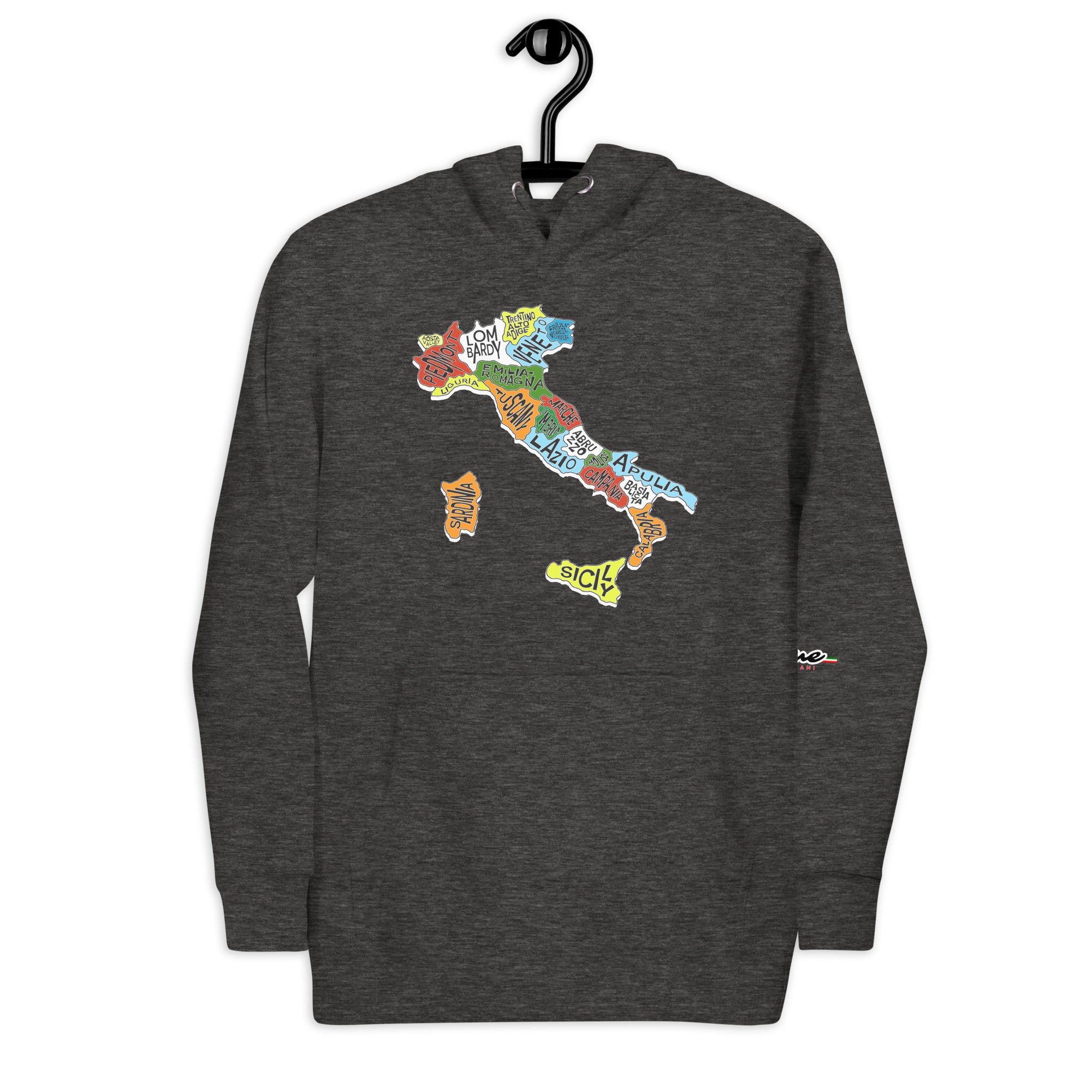 Mappa Regionale Unisex Hoodie