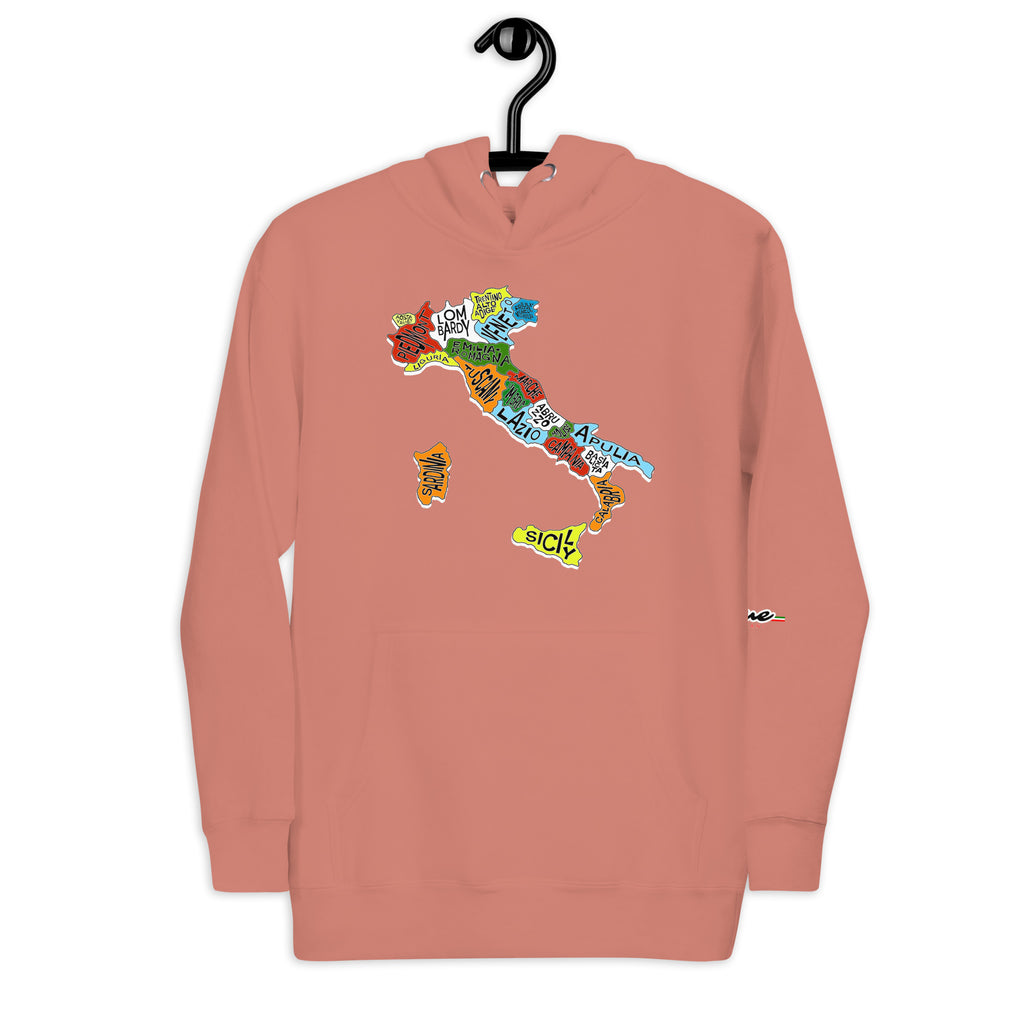 Mappa Regionale Unisex Hoodie