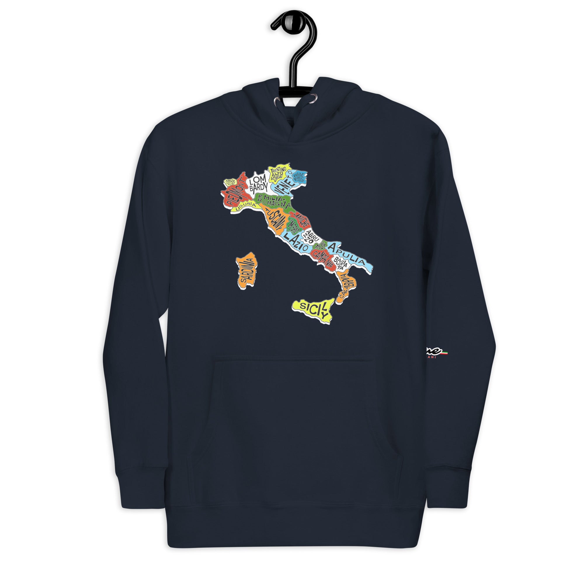 Mappa Regionale Unisex Hoodie