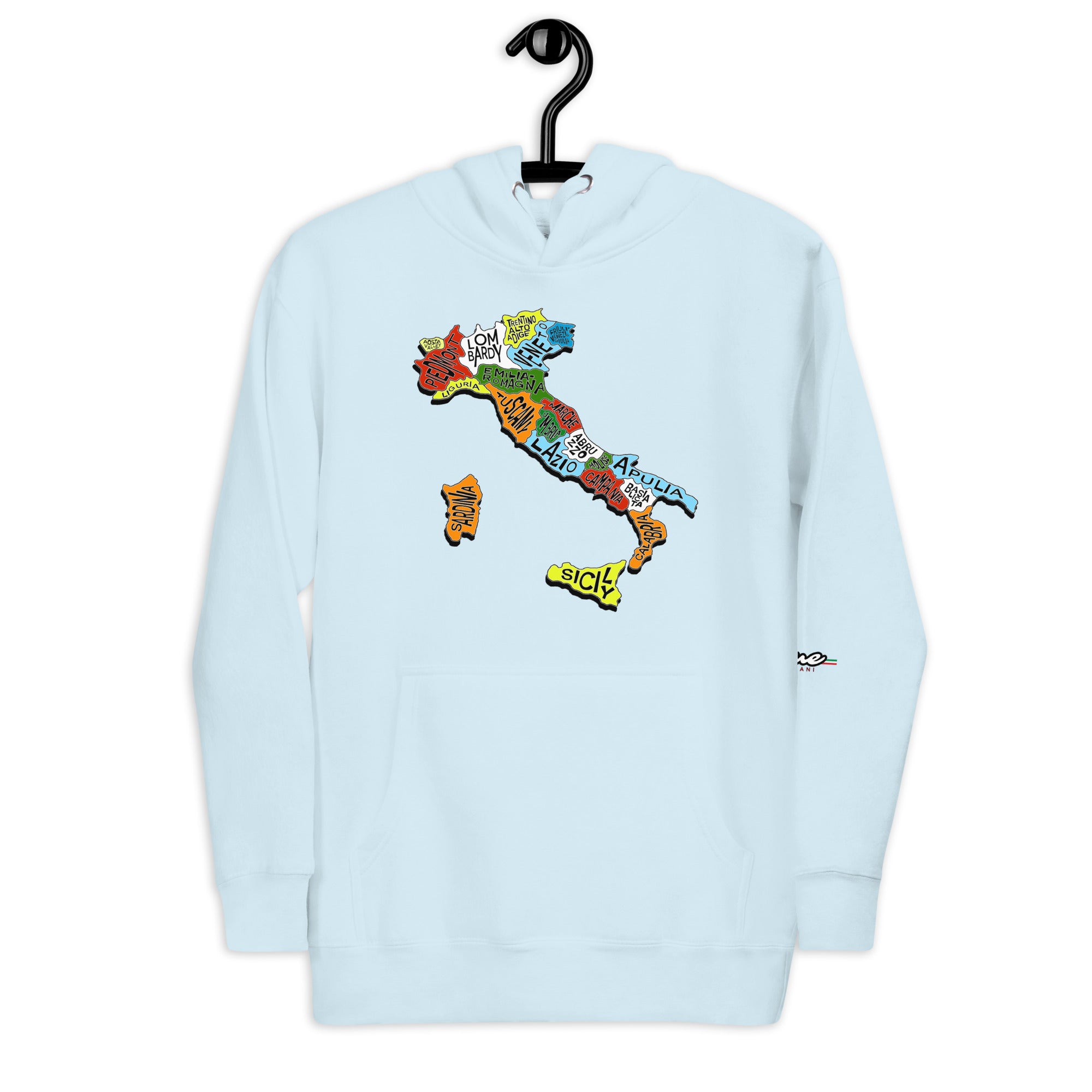 Mappa Regionale Unisex Hoodie