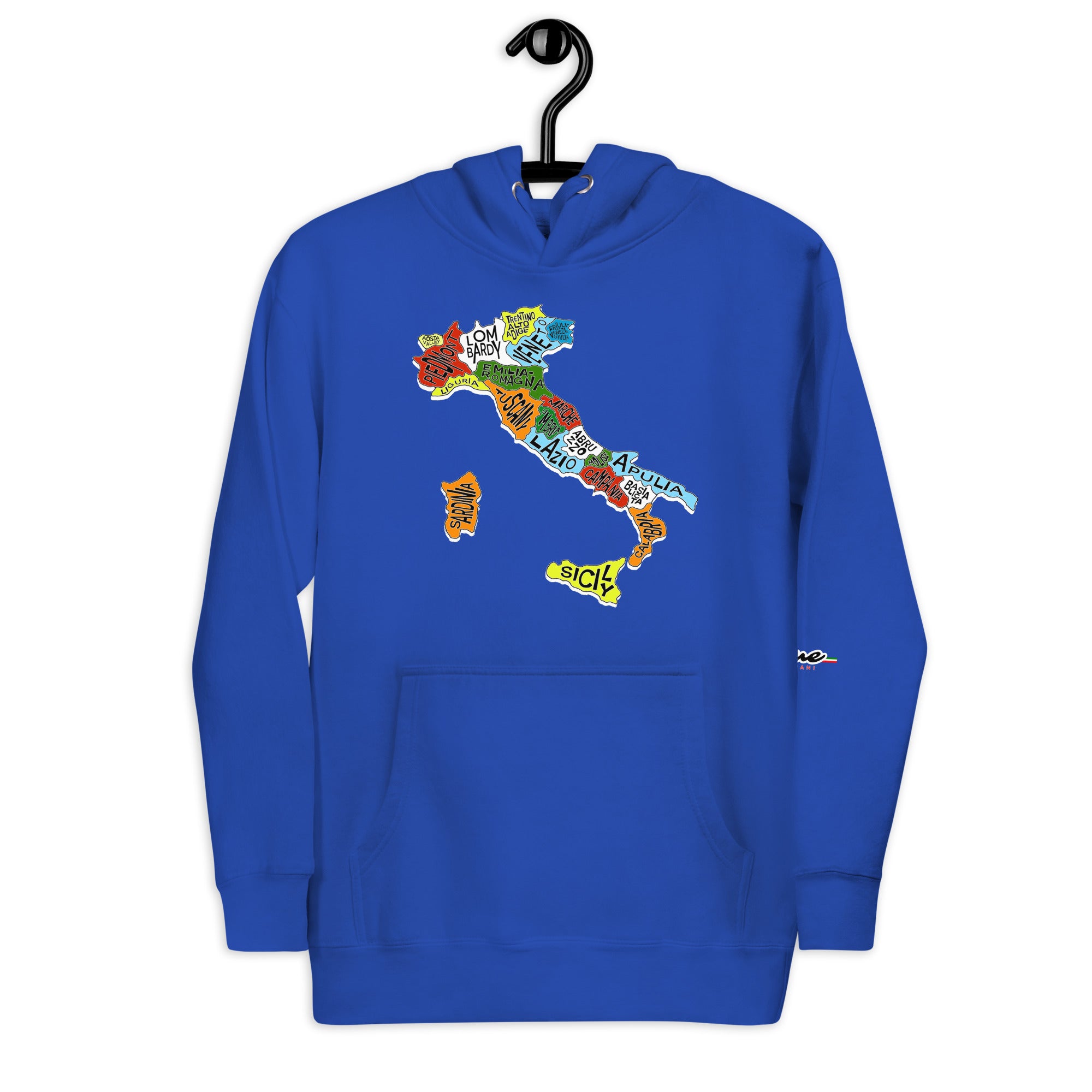 Mappa Regionale Unisex Hoodie