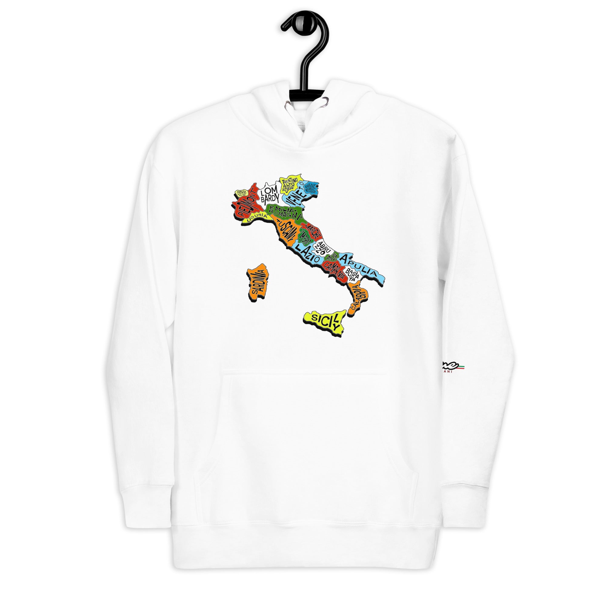 Mappa Regionale Unisex Hoodie