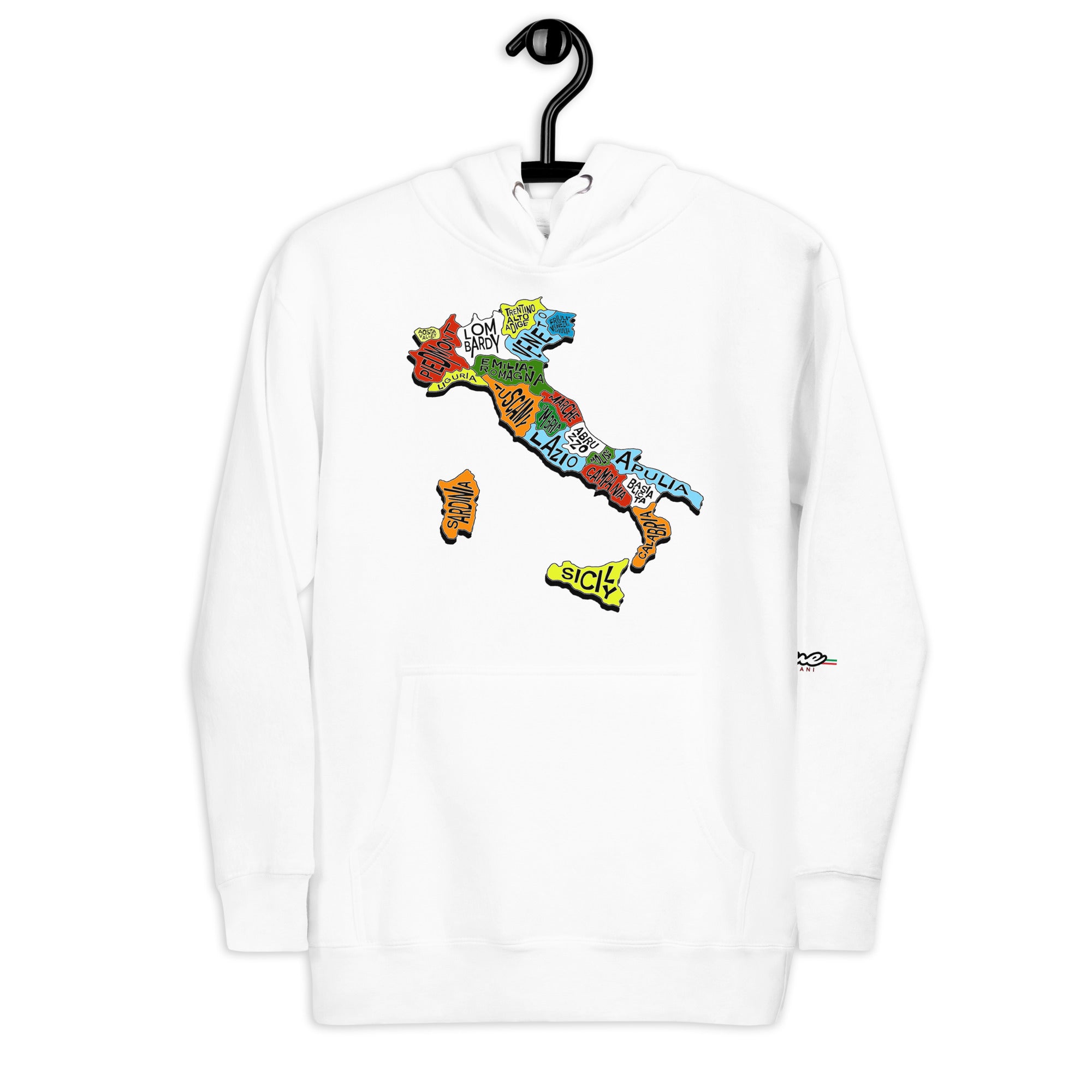 Mappa Regionale Unisex Hoodie