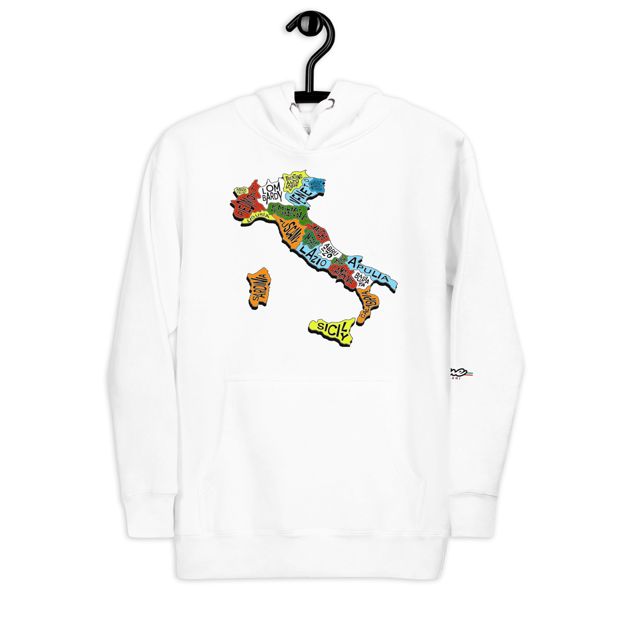 Mappa Regionale Unisex Hoodie