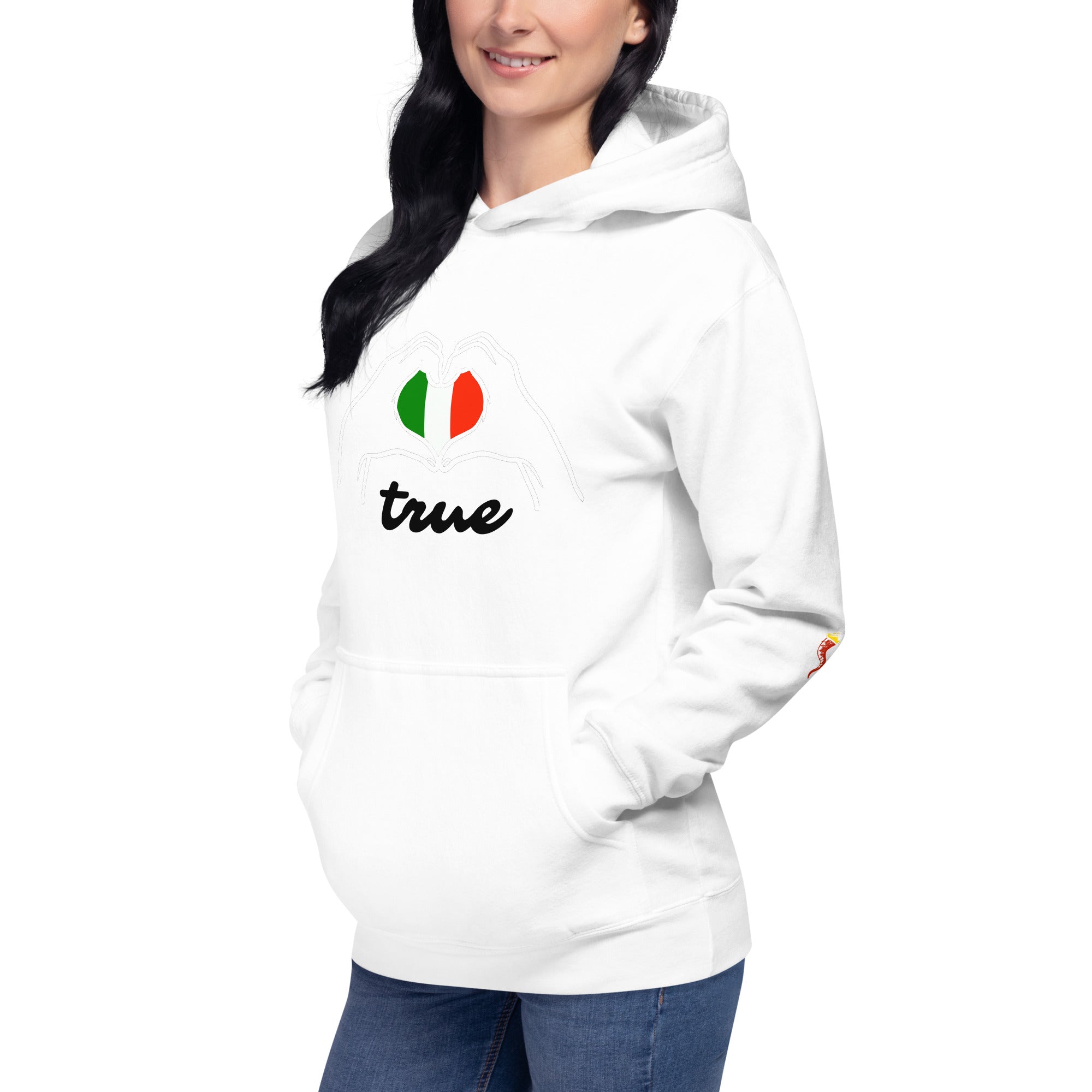 True Italiani Unisex Italy Love Hoodie